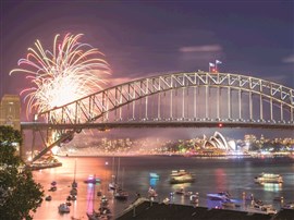 New Year in Sydney Harbour